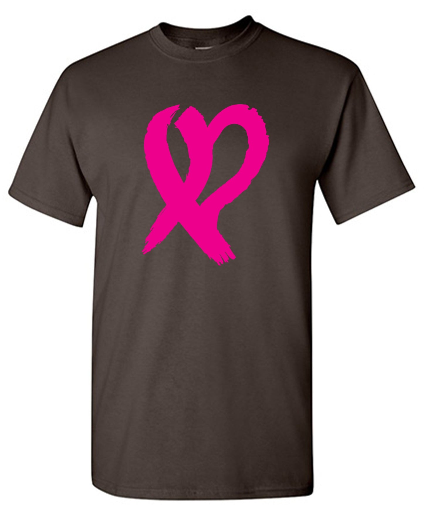 Funny T-Shirts design "Heart Ribbon T Shirt - Ring Spun Tee"