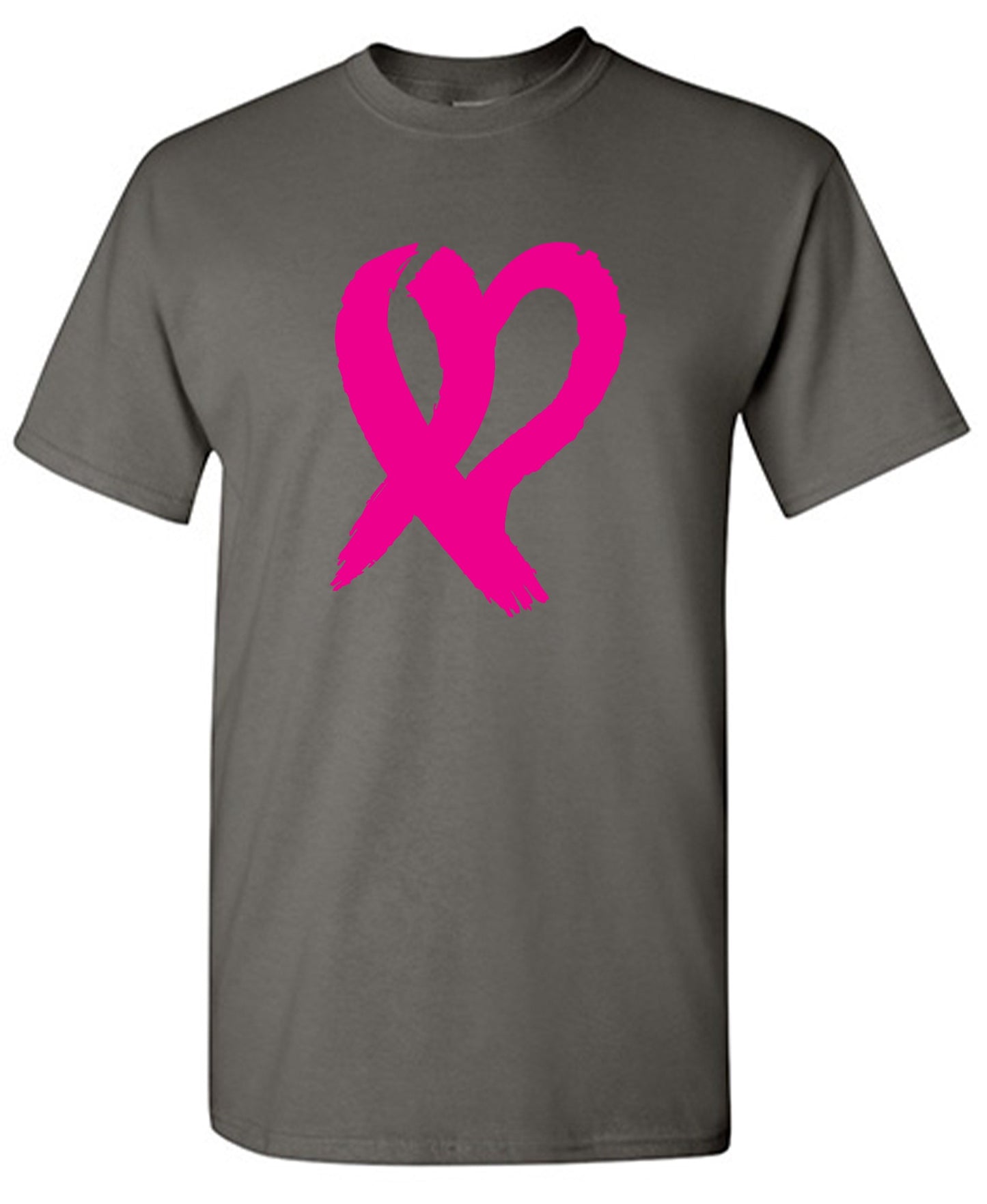 Funny T-Shirts design "Heart Ribbon T Shirt - Ring Spun Tee"