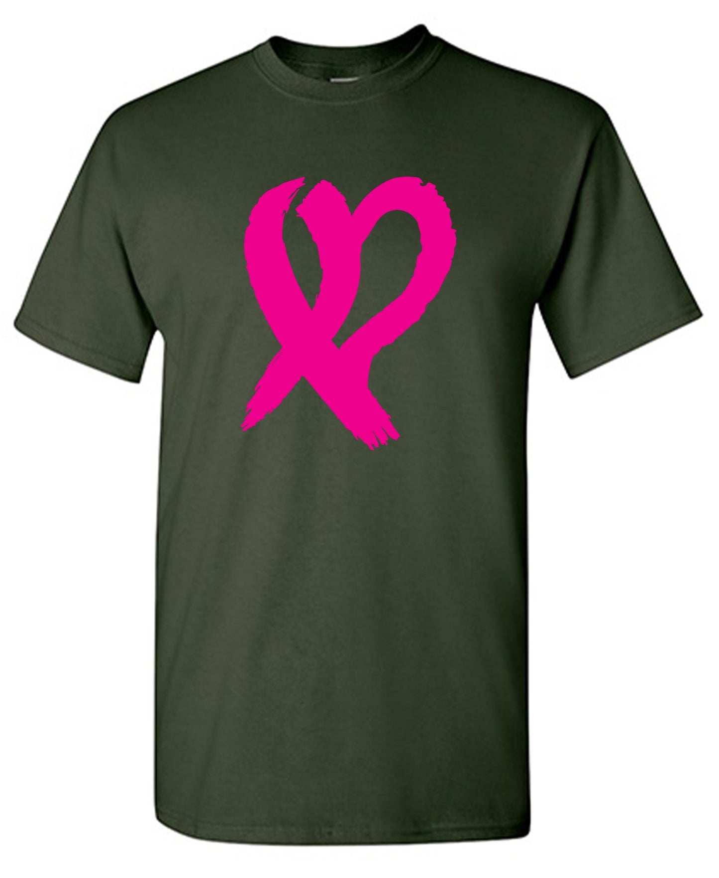 Funny T-Shirts design "Heart Ribbon T Shirt - Ring Spun Tee"