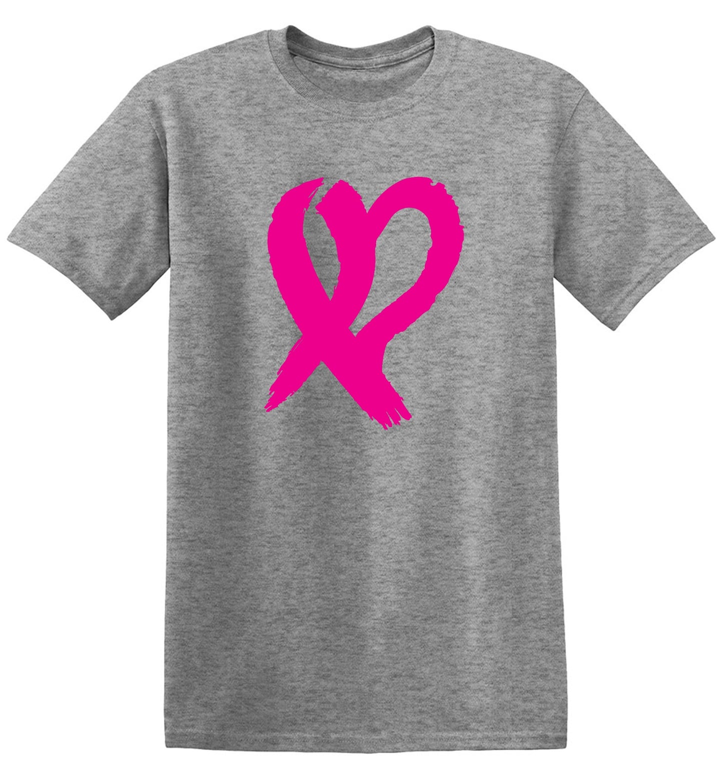 Funny T-Shirts design "Heart Ribbon T Shirt - Ring Spun Tee"