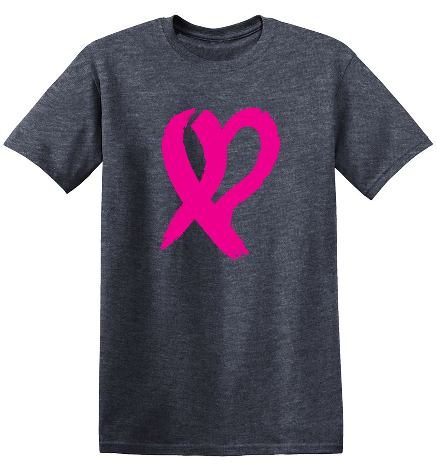 Funny T-Shirts design "Heart Ribbon T Shirt - Ring Spun Tee"