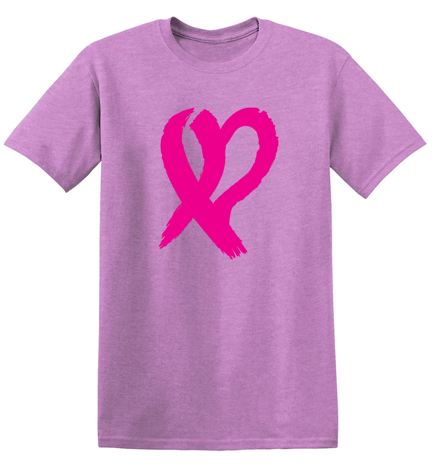 Funny T-Shirts design "Heart Ribbon T Shirt - Ring Spun Tee"