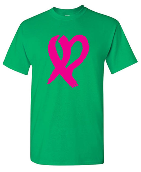 Heart Ribbon T Shirt