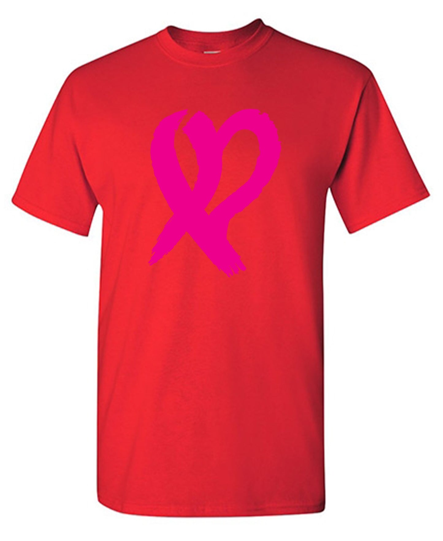 Funny T-Shirts design "Heart Ribbon T Shirt - Ring Spun Tee"