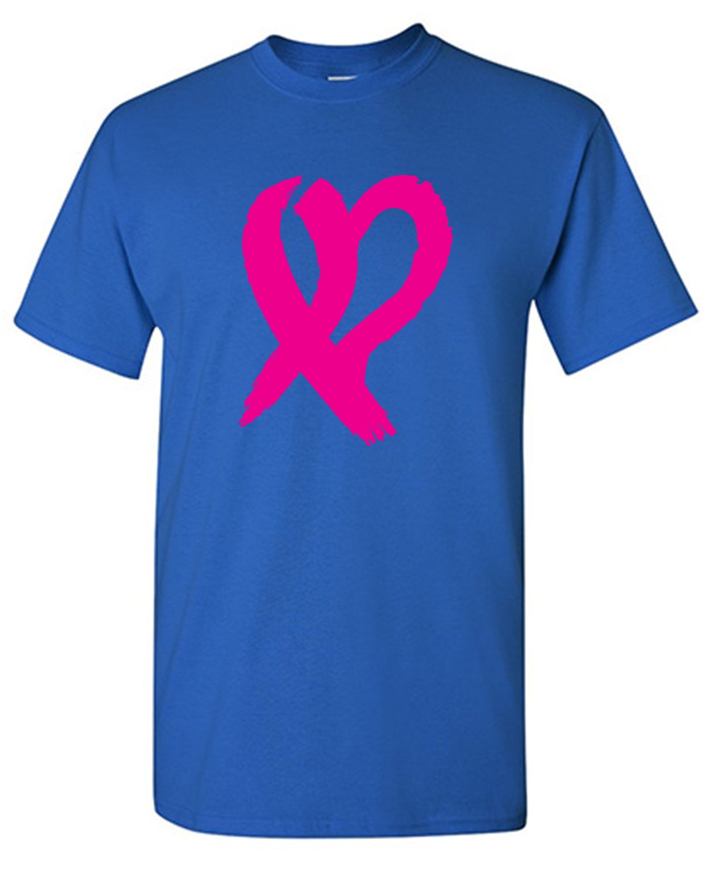 Funny T-Shirts design "Heart Ribbon T Shirt - Ring Spun Tee"