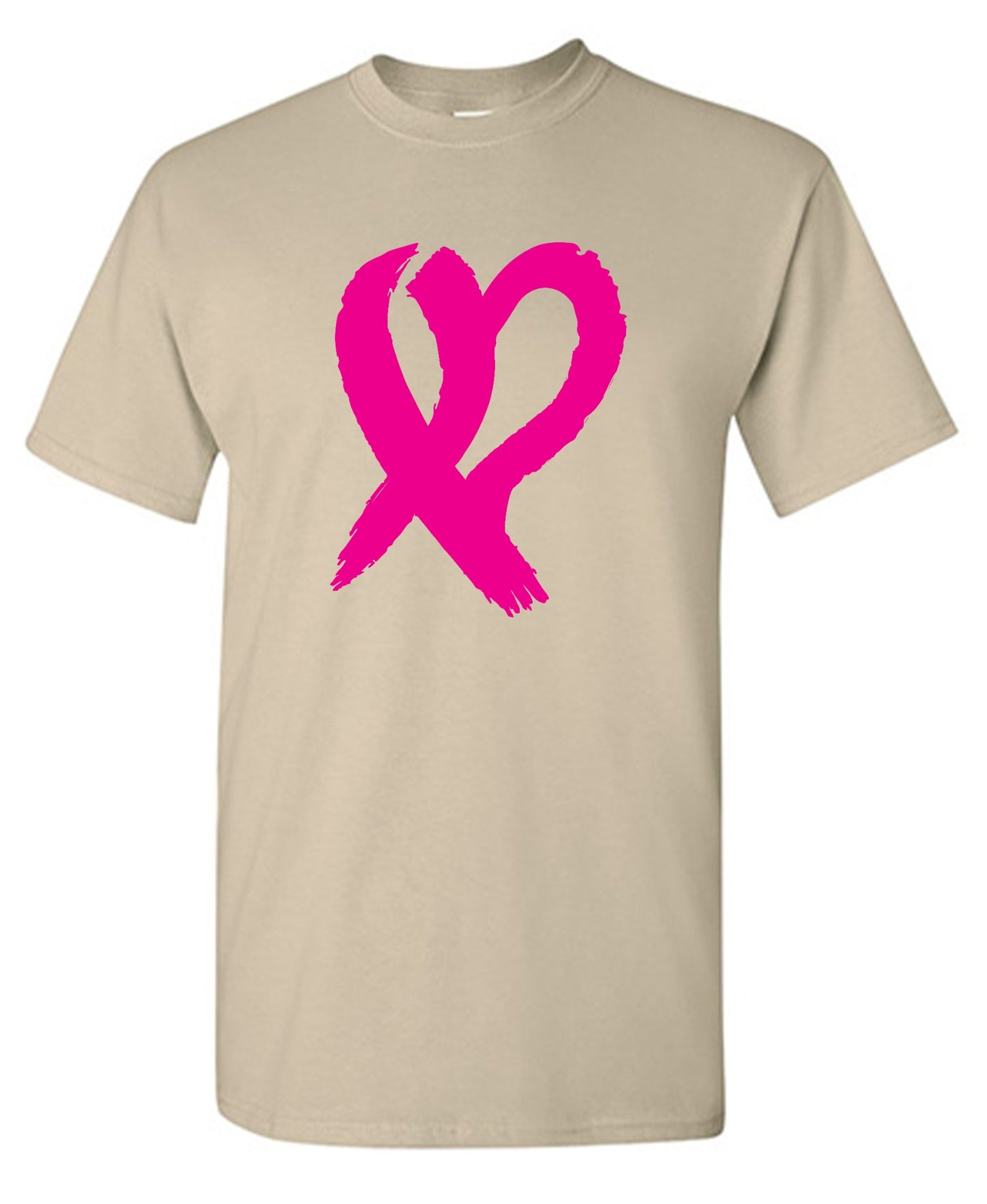 Funny T-Shirts design "Heart Ribbon T Shirt - Ring Spun Tee"