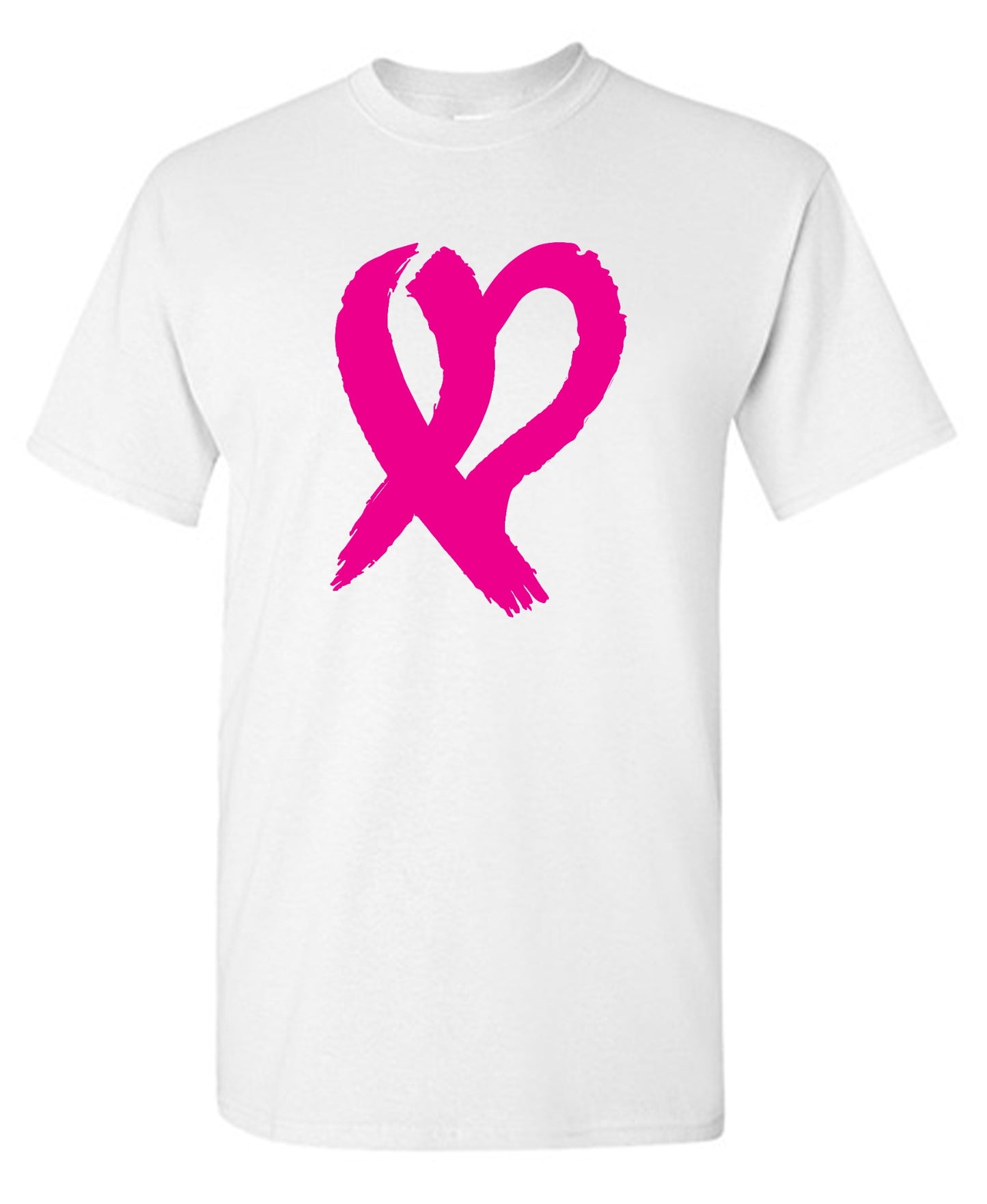 Funny T-Shirts design "Heart Ribbon T Shirt - Ring Spun Tee"