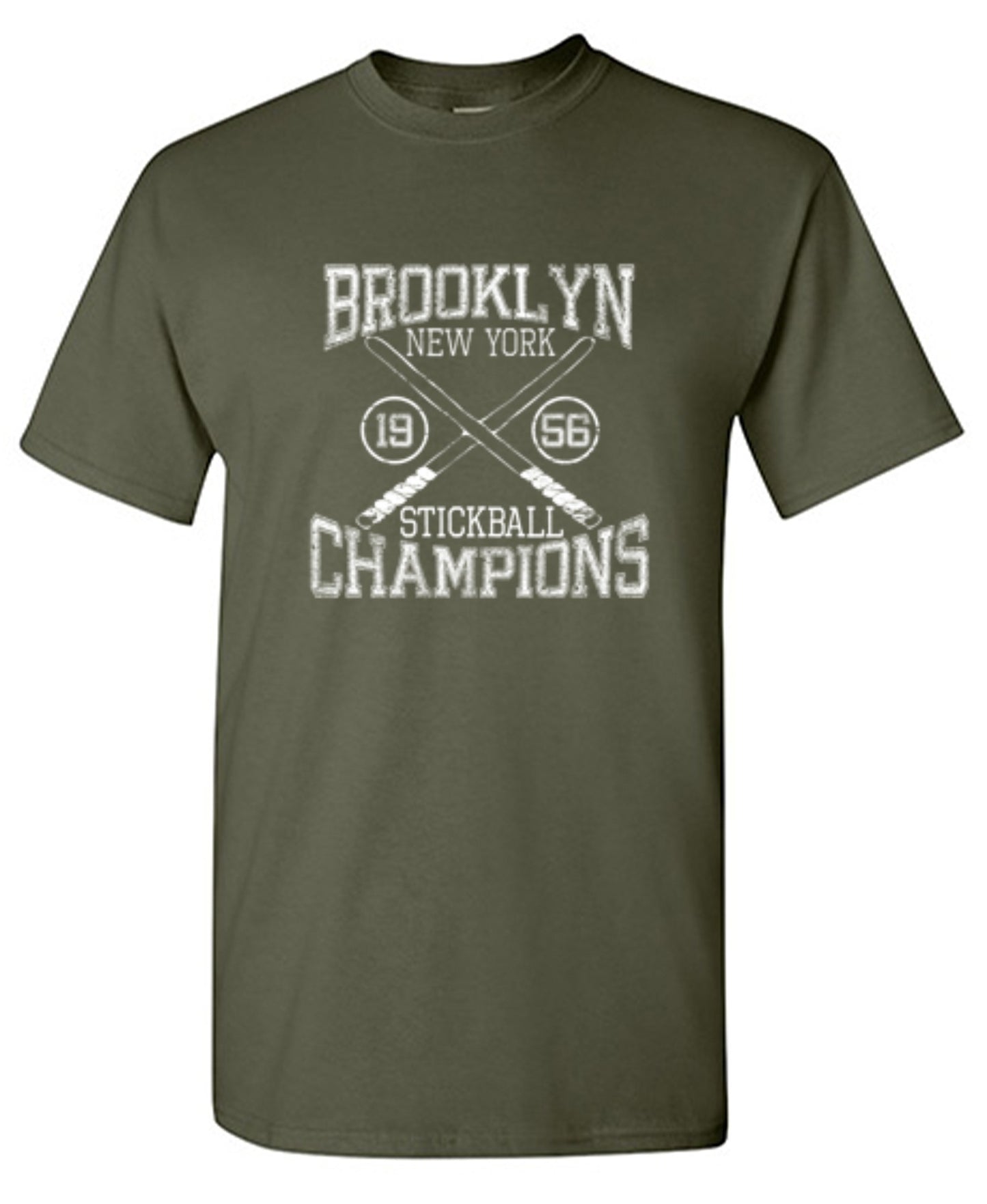 Funny T-Shirts design "Brooklyn Stickball Champions T-Shirt"