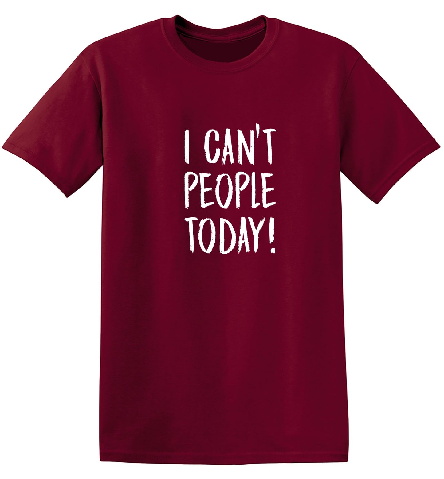 Funny T-Shirts design "I Can't People Today, Graphic T Shirt - Youth"