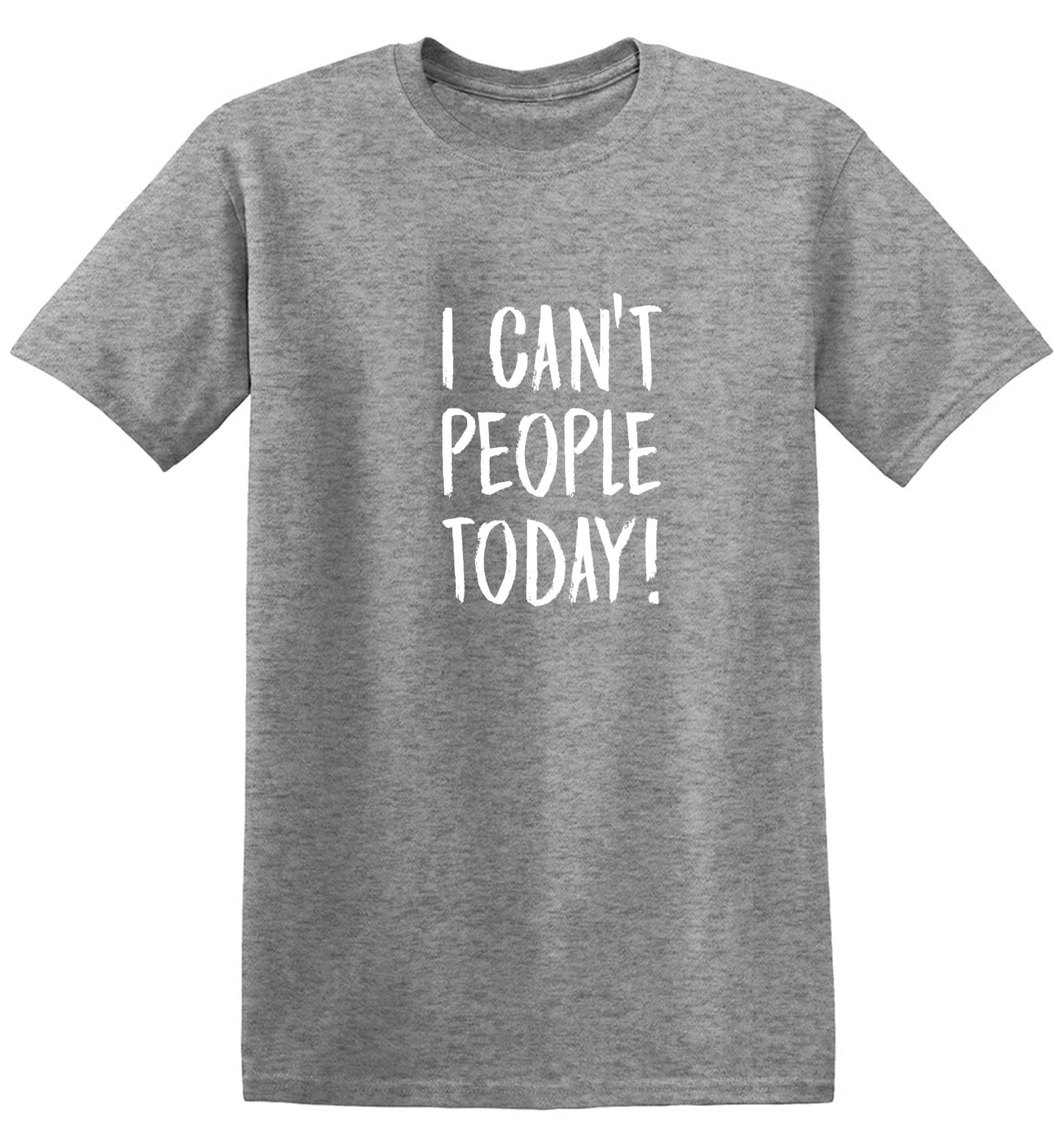 Funny T-Shirts design "I Can't People Today, Graphic T Shirt - Youth"