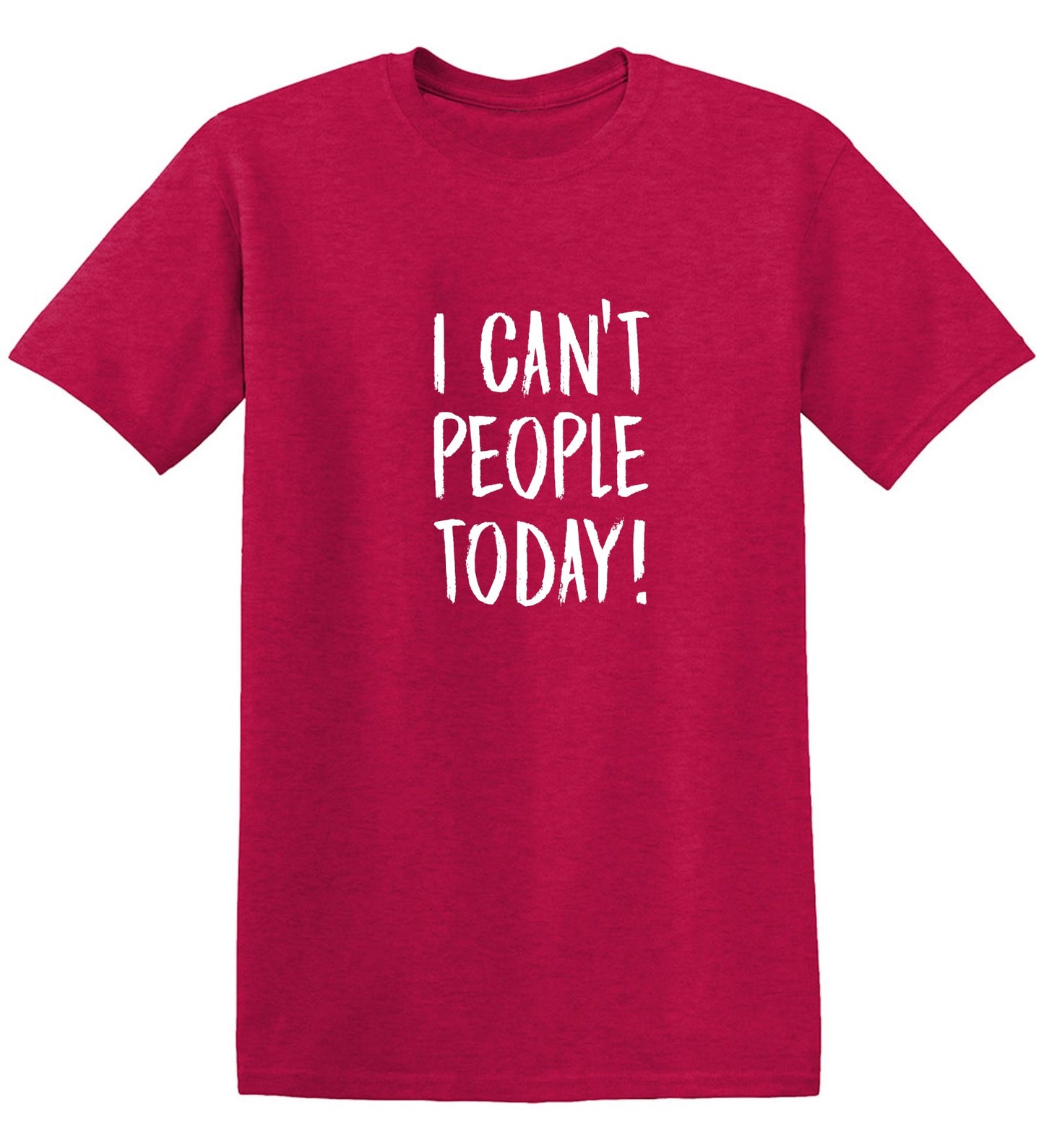 Funny T-Shirts design "I Can't People Today, Graphic T Shirt - Youth"
