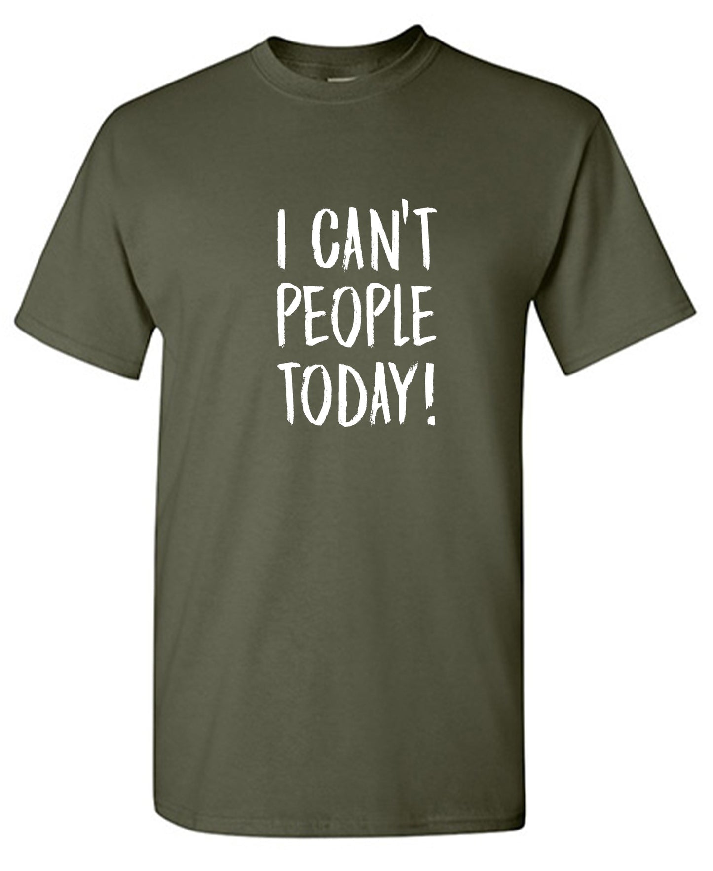 Funny T-Shirts design "I Can't People Today, Graphic T Shirt - Youth"