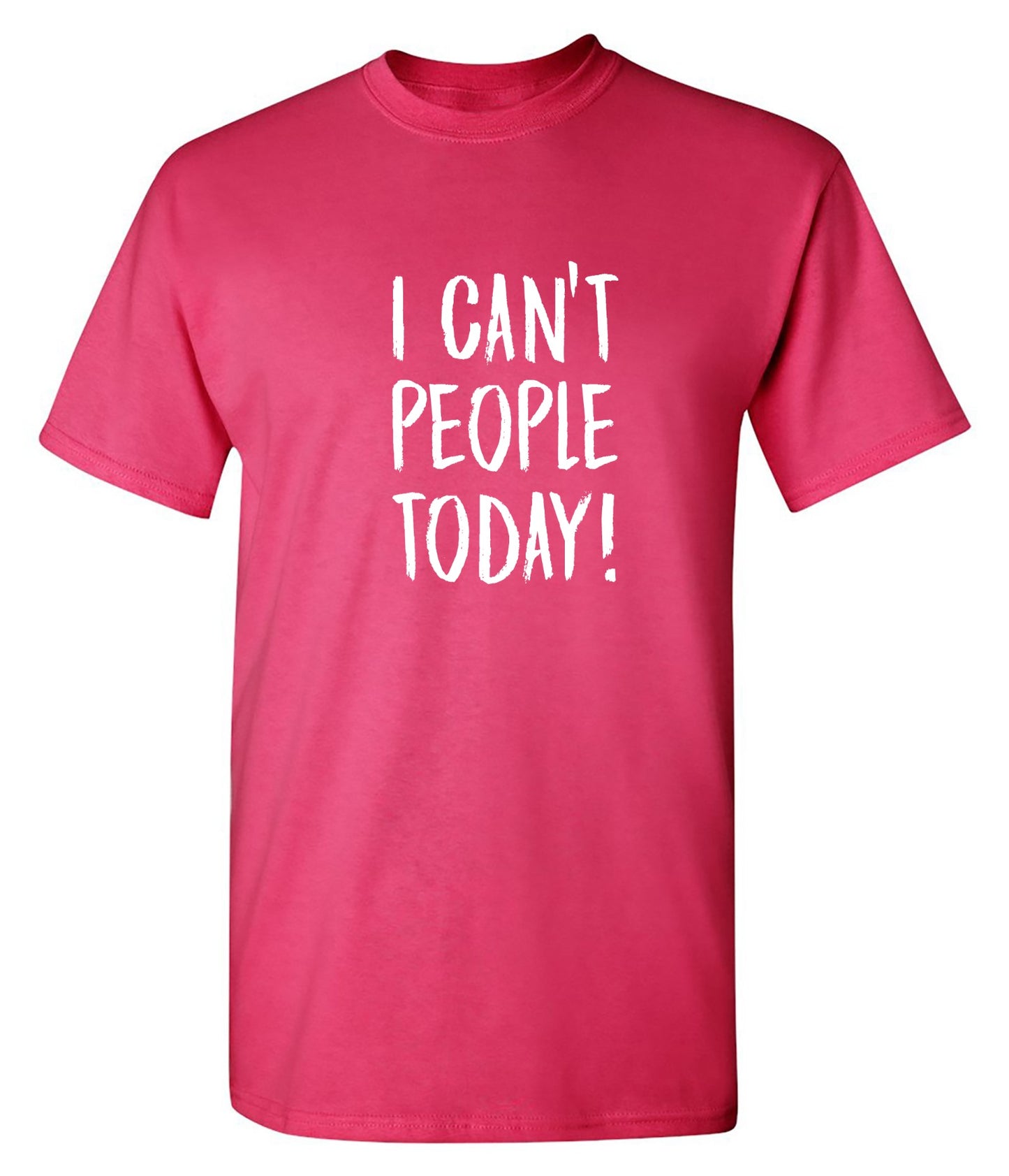 Funny T-Shirts design "I Can't People Today, Graphic T Shirt - Youth"
