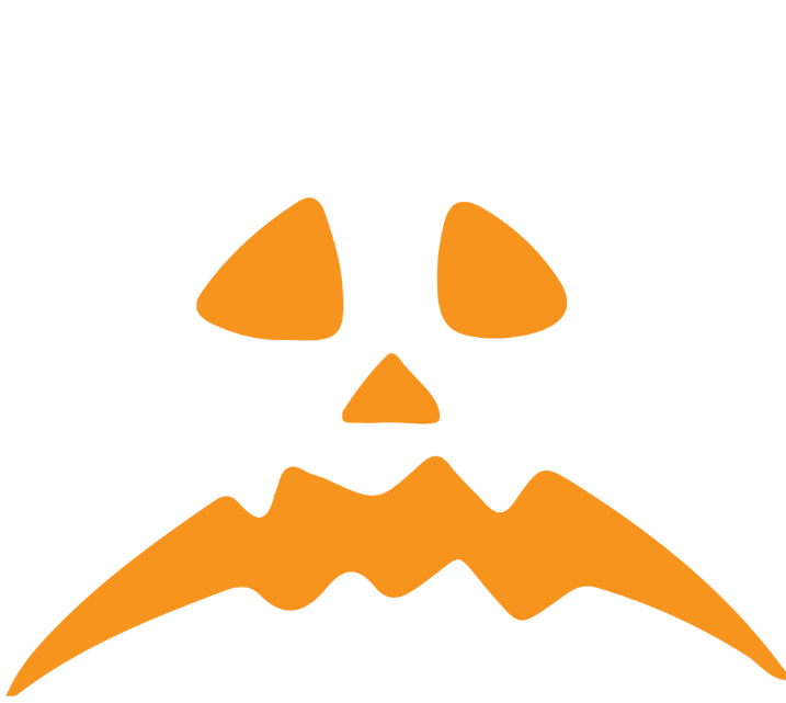 Funny T-Shirts design "Pumpkin Frown T-Shirt"