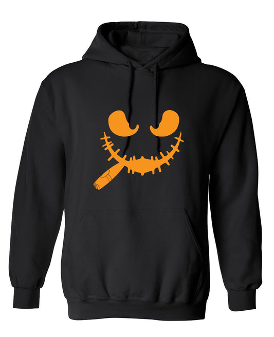 Funny T-Shirts design "Pumpkin Having Cigar T Shirt - Hoodie"