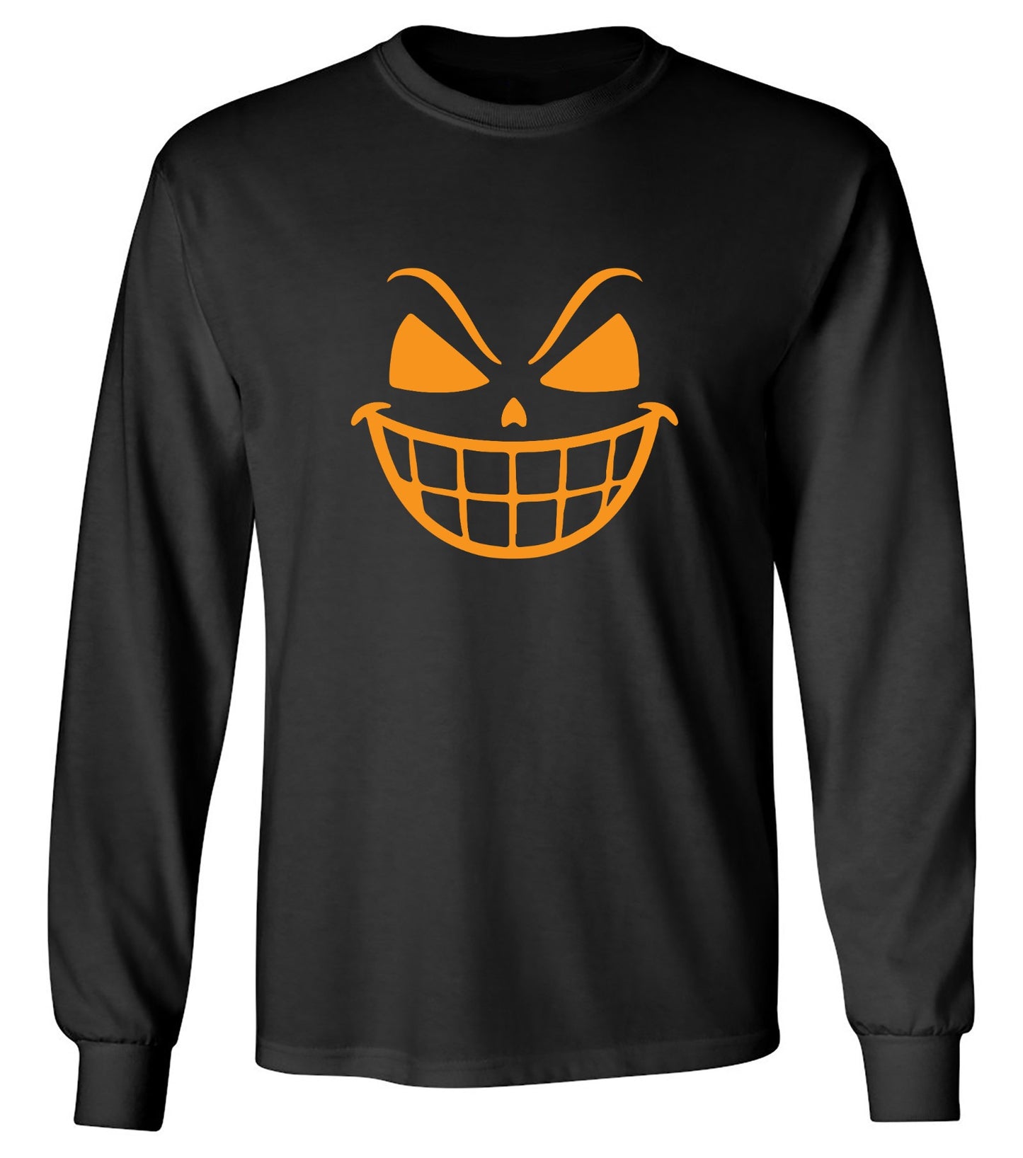 Funny T-Shirts design "Pumpkin Teeth Shirt - Long Sleeve"