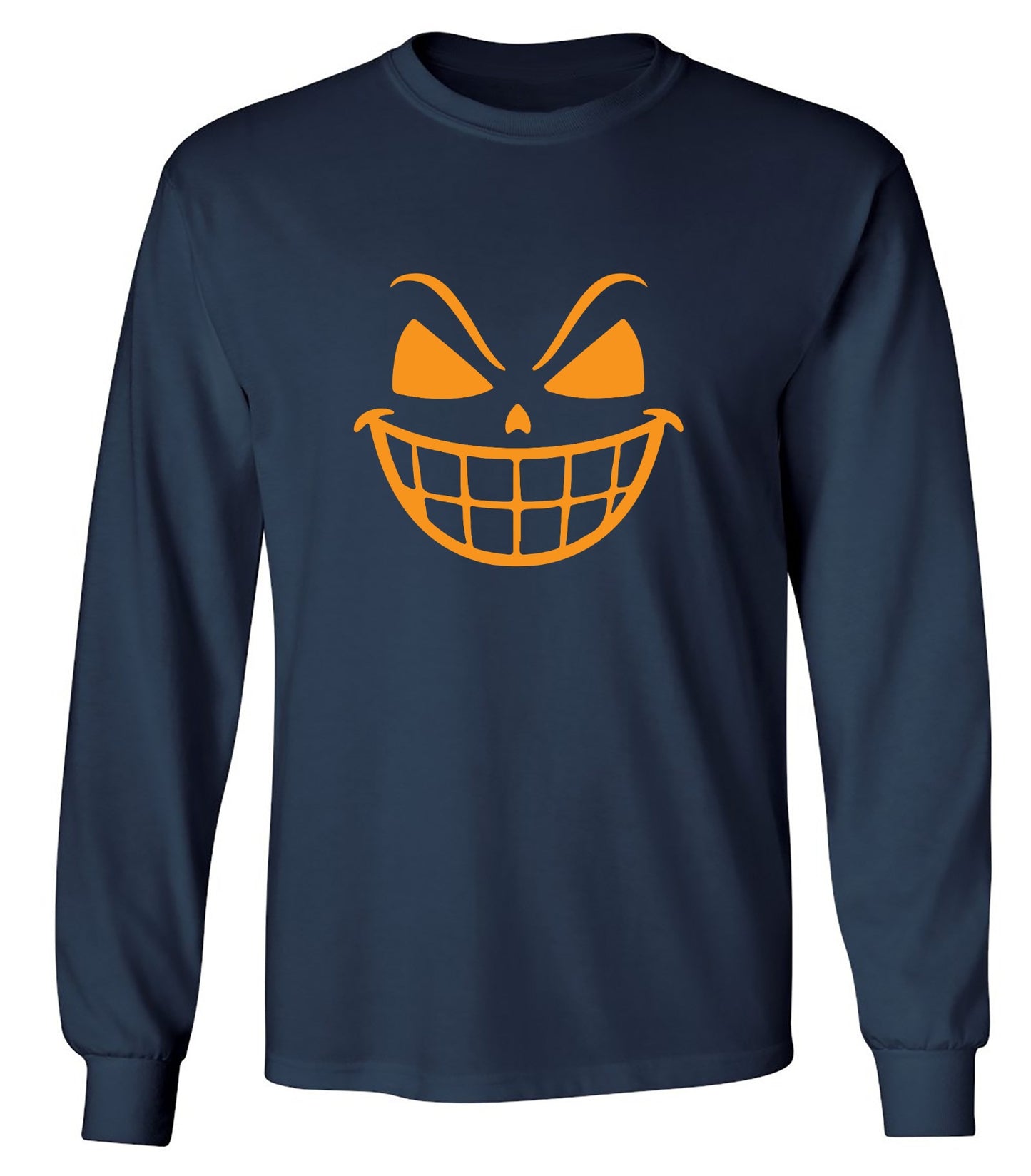 Funny T-Shirts design "Pumpkin Teeth Shirt - Long Sleeve"