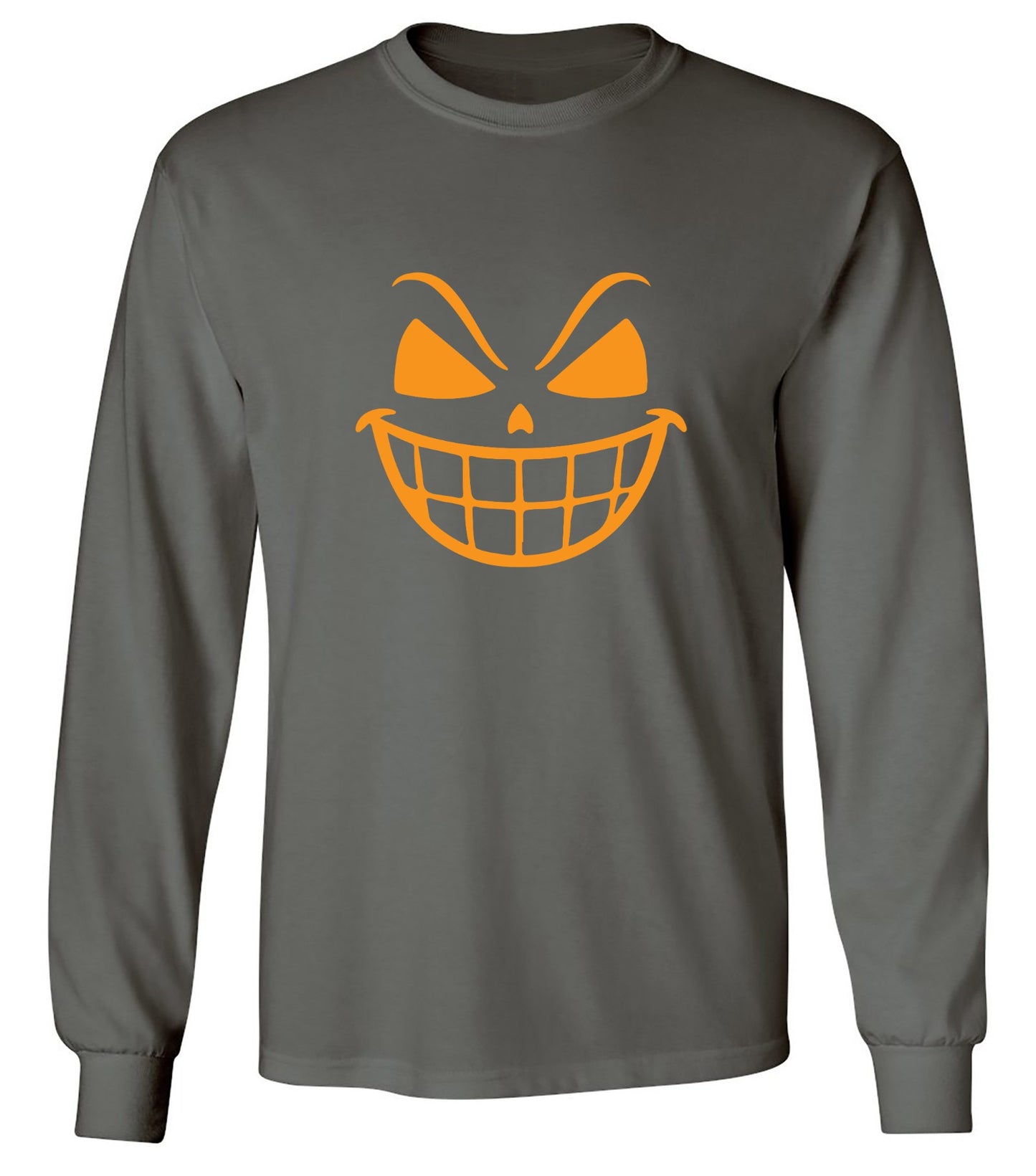 Funny T-Shirts design "Pumpkin Teeth Shirt - Long Sleeve"