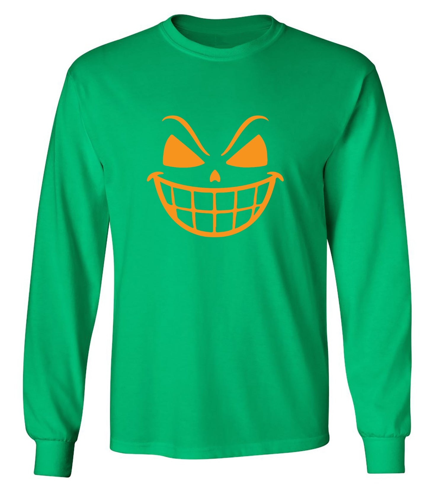 Funny T-Shirts design "Pumpkin Teeth Shirt - Long Sleeve"
