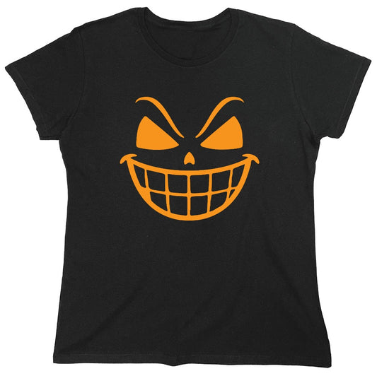 Funny T-Shirts design "Pumpkin Teeth Shirt - Womens"