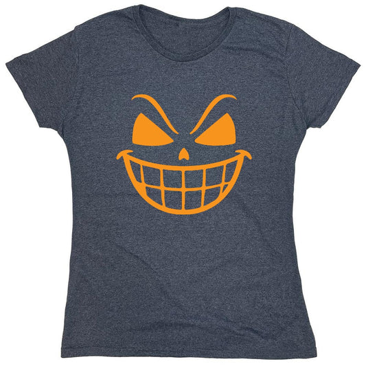 Funny T-Shirts design "Pumpkin Teeth Shirt - Womens"