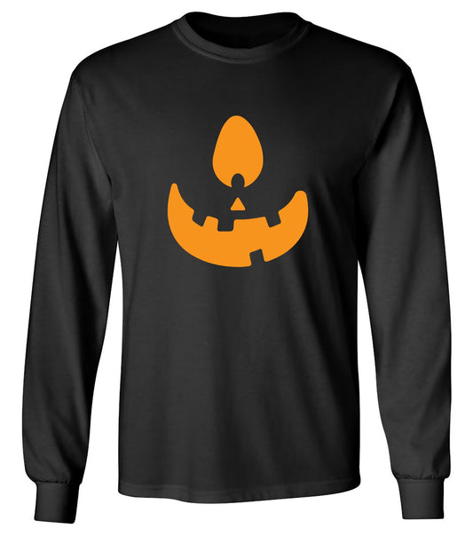 Funny T-Shirts design "Pumpkin One Eye T-Shirt - Long Sleeve"
