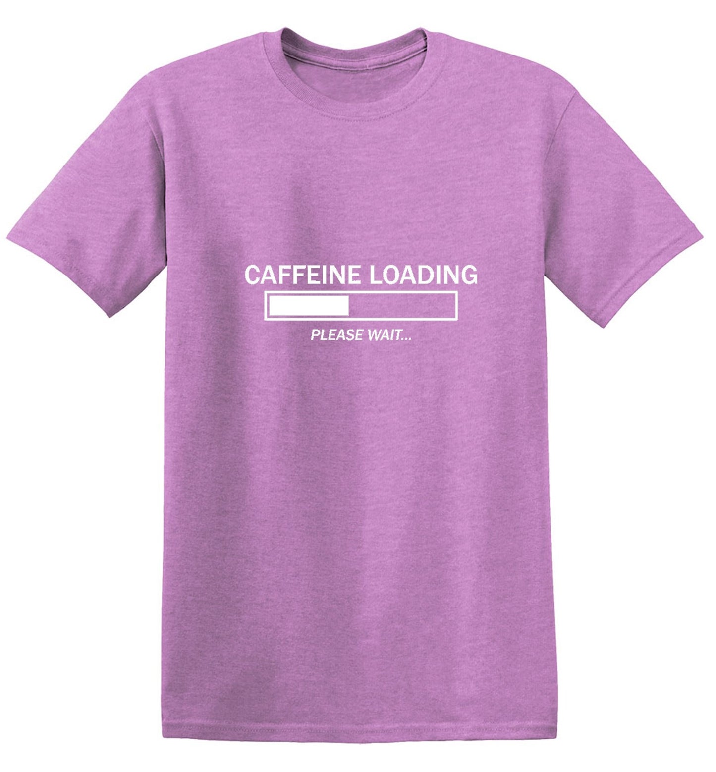 Funny T-Shirts design "Caffeine Loading Please Wait"