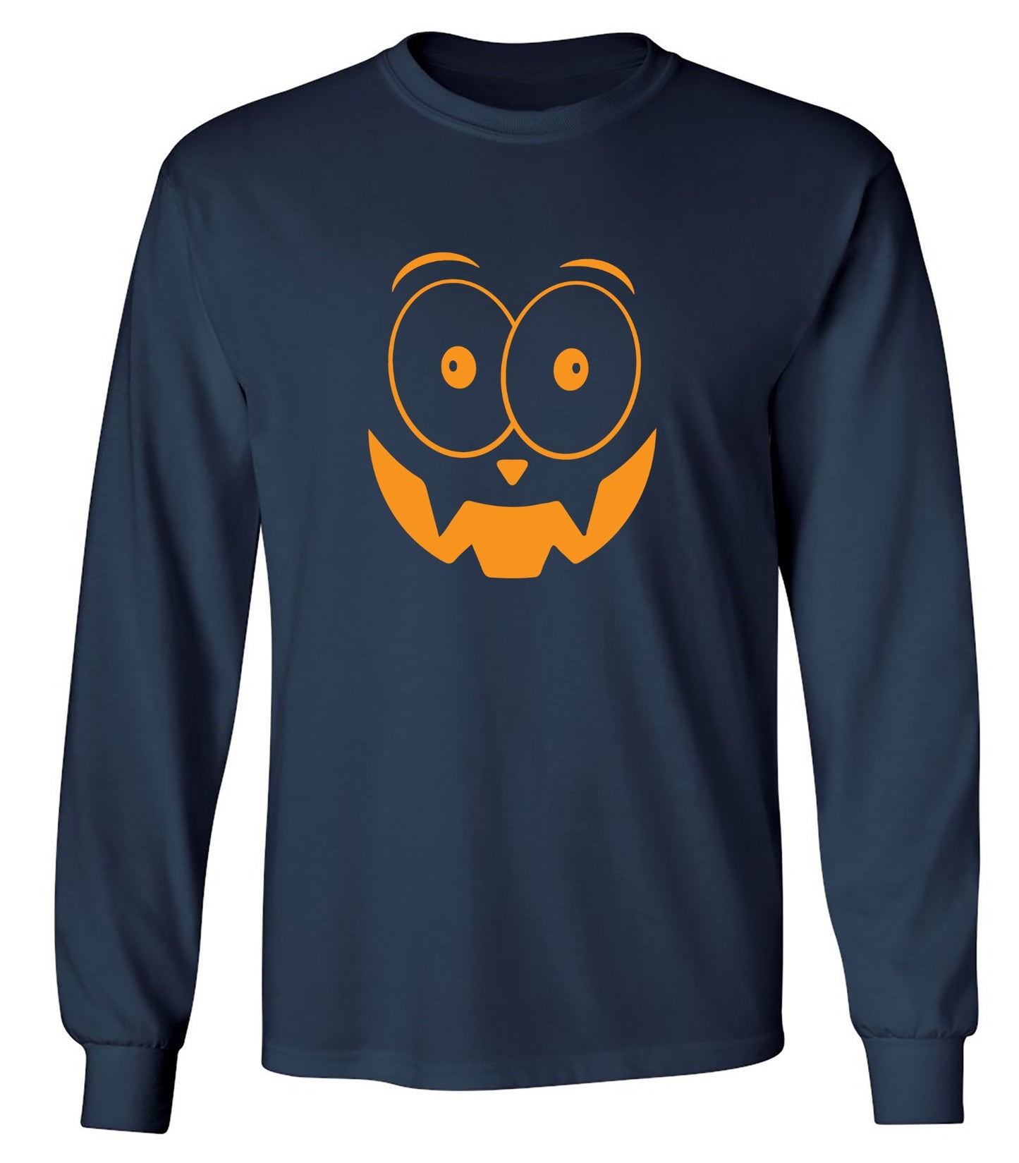 Funny T-Shirts design "Pumpkin Big Eyes T Shirt - Long Sleeve"