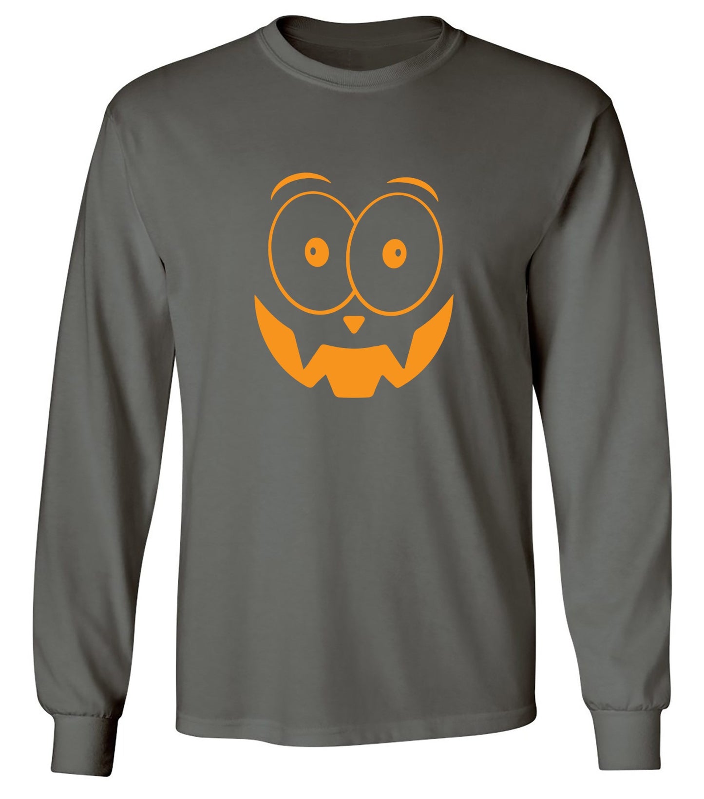 Funny T-Shirts design "Pumpkin Big Eyes T Shirt - Long Sleeve"