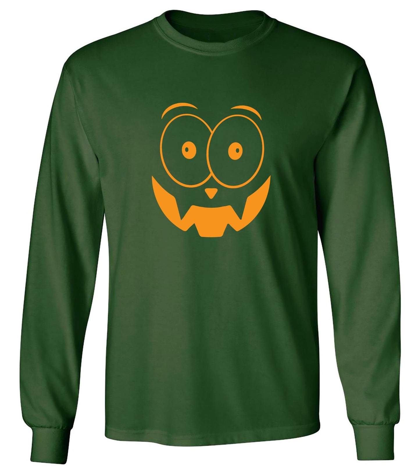 Funny T-Shirts design "Pumpkin Big Eyes T Shirt - Long Sleeve"