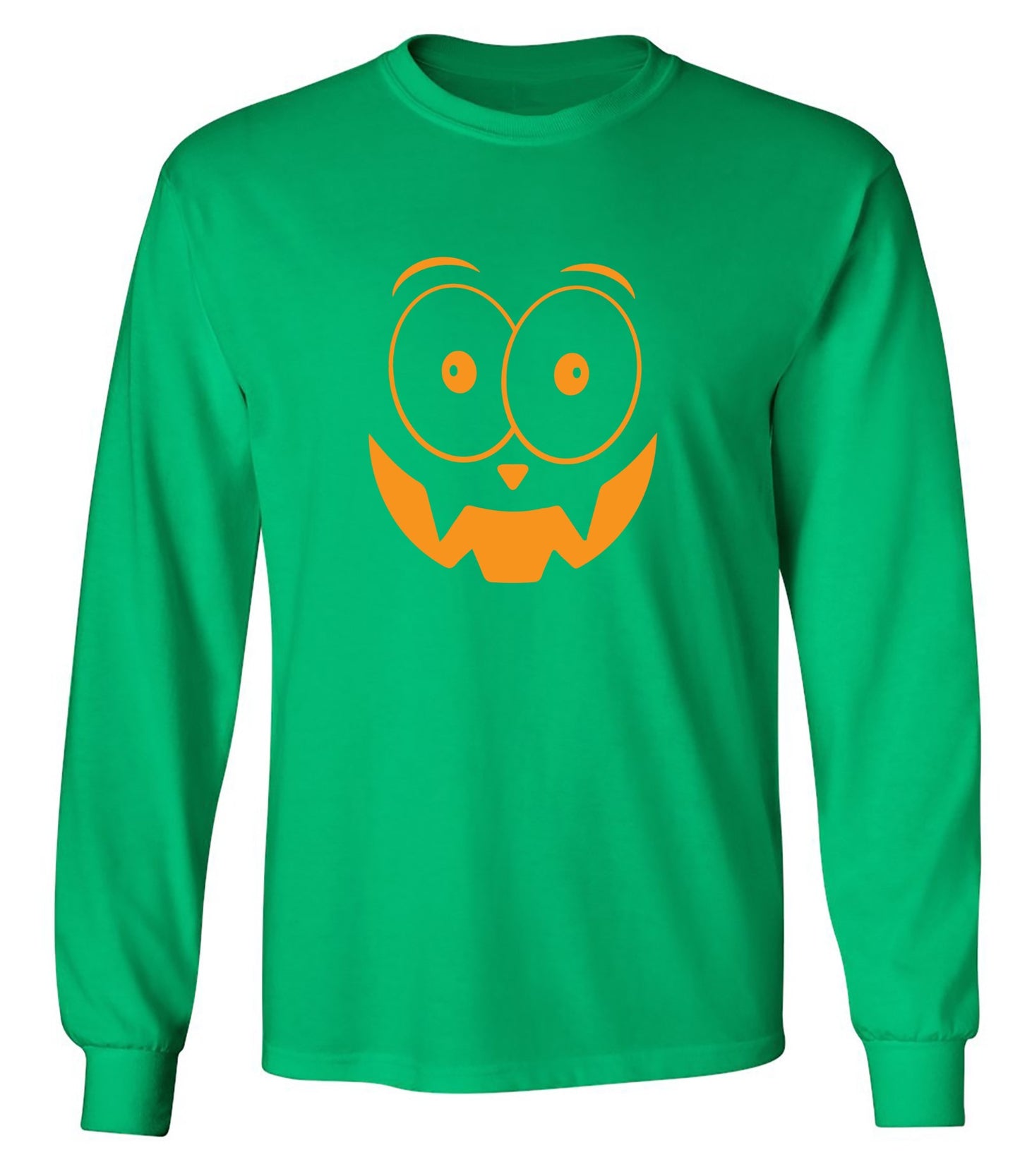 Funny T-Shirts design "Pumpkin Big Eyes T Shirt - Long Sleeve"