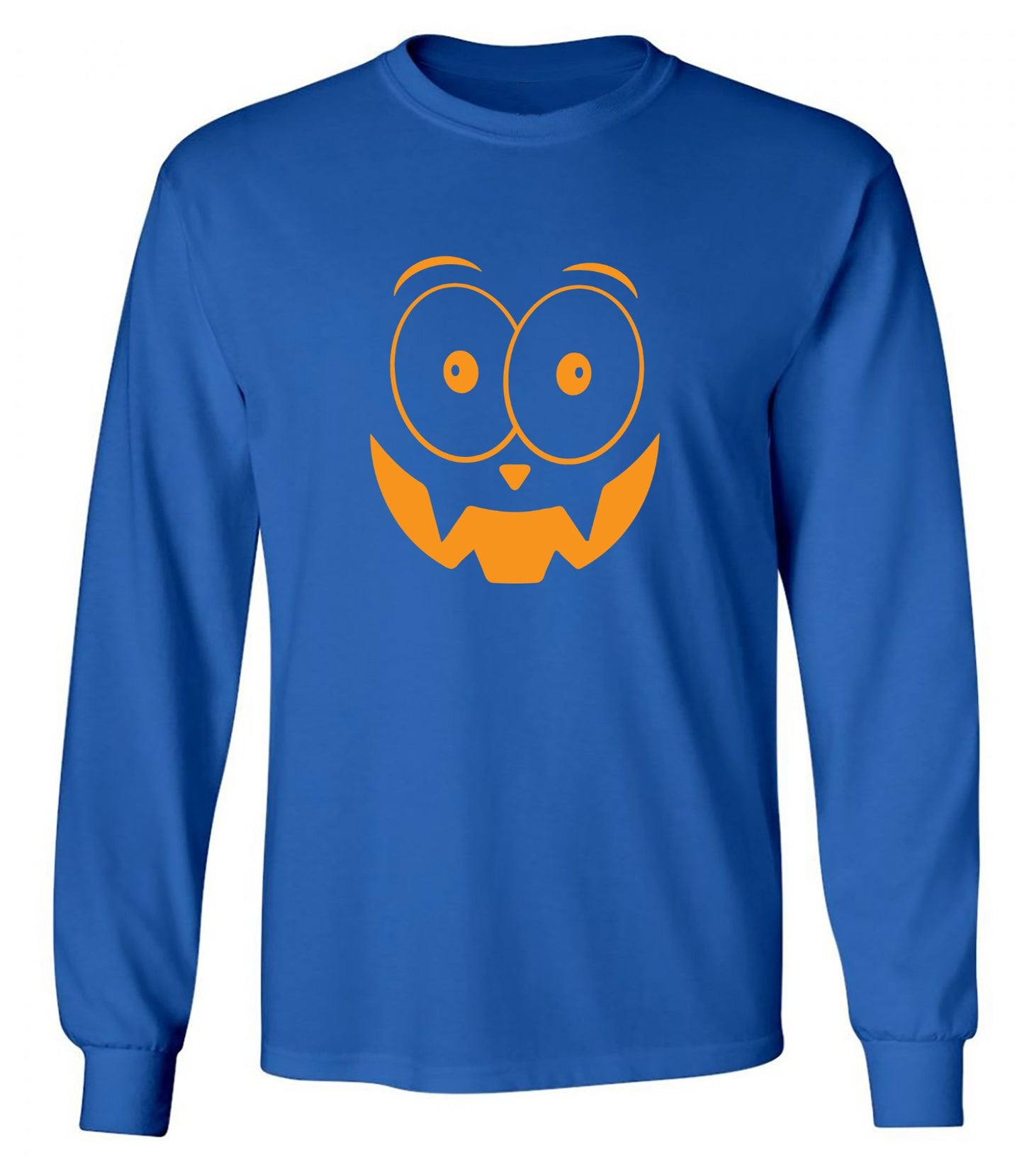 Funny T-Shirts design "Pumpkin Big Eyes T Shirt - Long Sleeve"