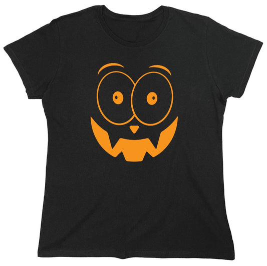Funny T-Shirts design "Pumpkin Big Eyes T Shirt - Womens"