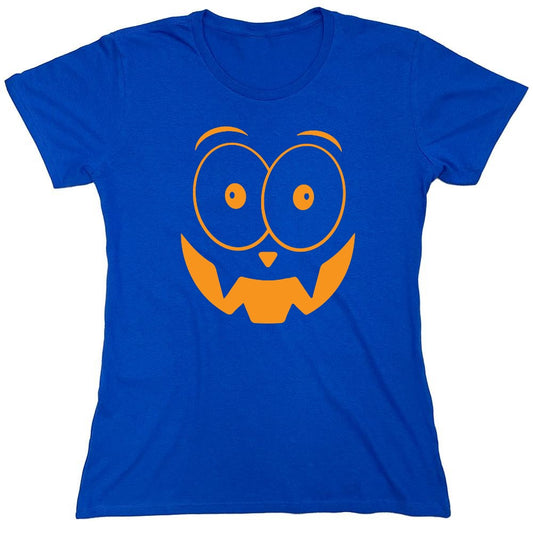 Funny T-Shirts design "Pumpkin Big Eyes T Shirt - Womens"