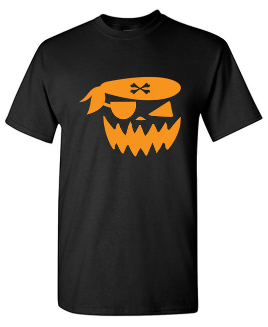 Funny T-Shirts design "Pirate Pumpkin T-Shirt"