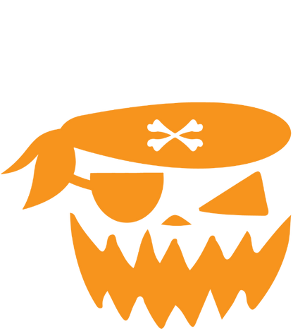 Funny T-Shirts design "Pirate Pumpkin T-Shirt"
