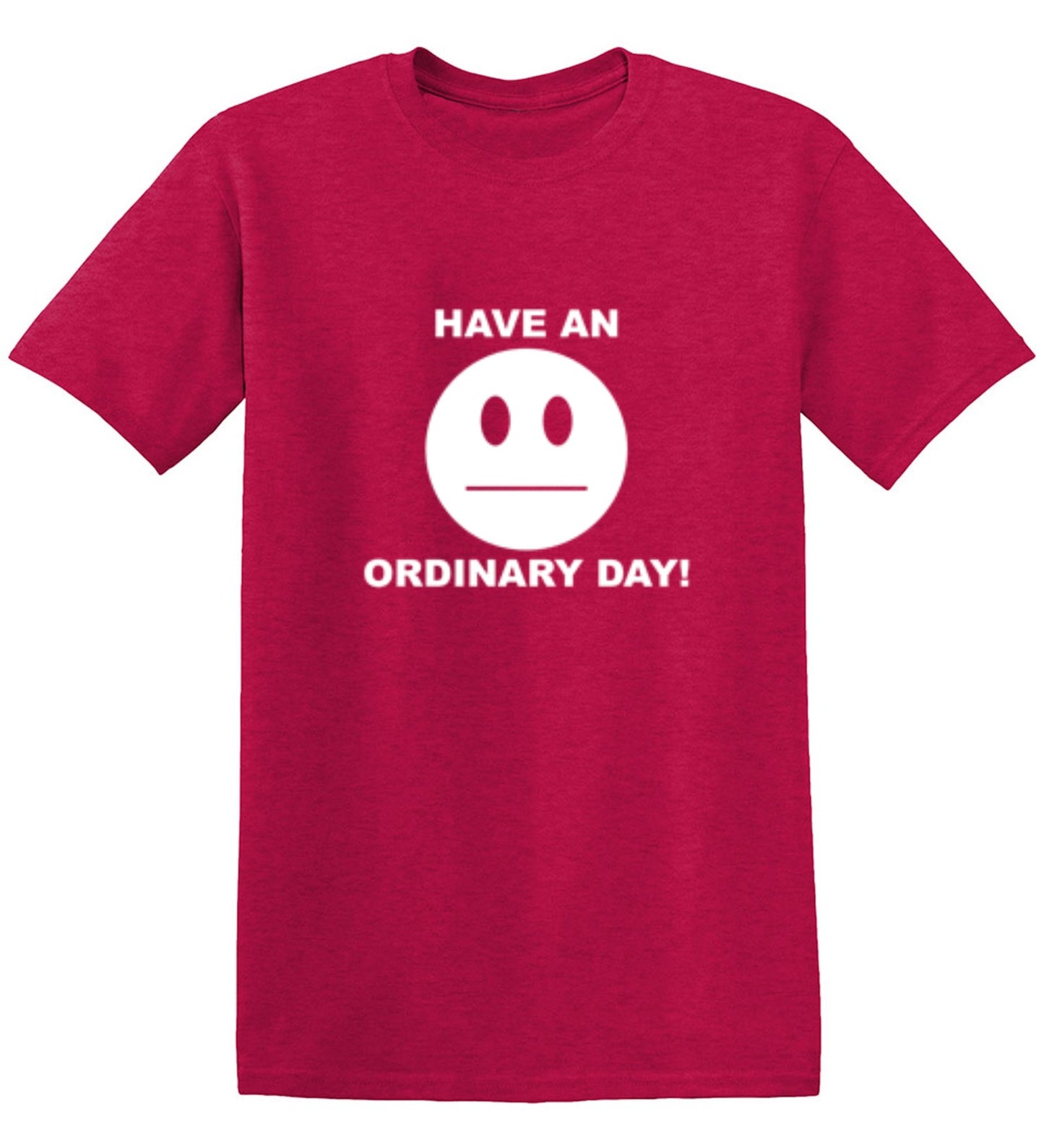 Funny T-Shirts design "Have An Ordinary Day!"
