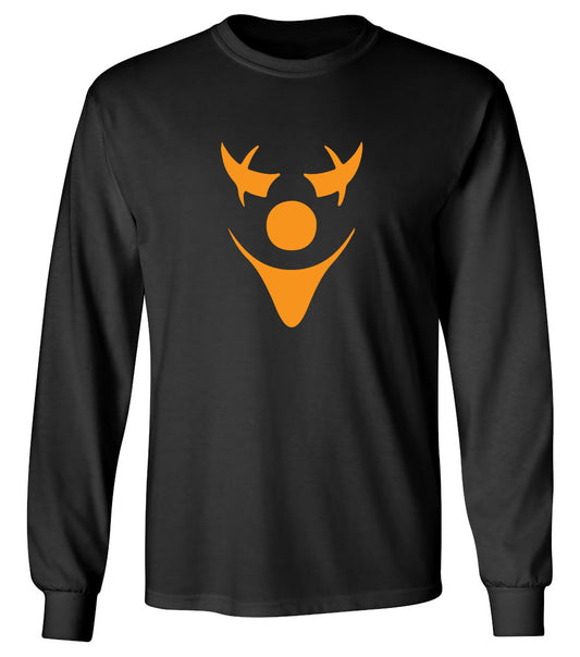 Funny T-Shirts design "Pumpkin Clown T-Shirt - Long Sleeve"
