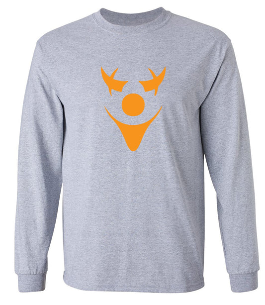 Funny T-Shirts design "Pumpkin Clown T-Shirt - Long Sleeve"