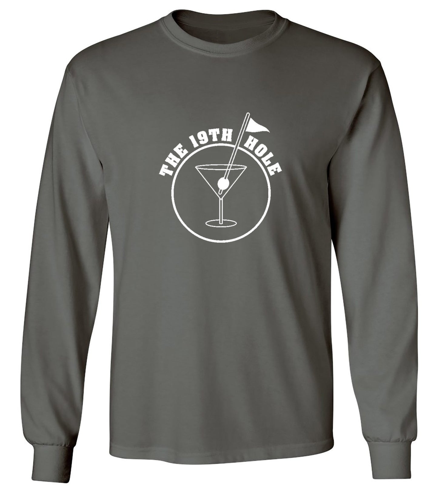 Funny T-Shirts design "The 19th Hole T-Shirt - Long Sleeve"