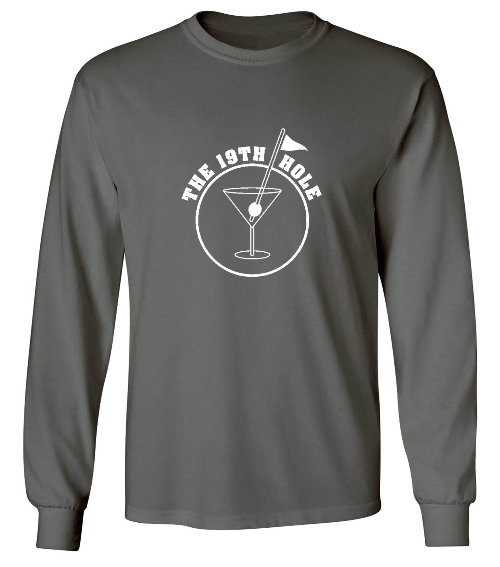 Funny T-Shirts design "The 19th Hole T-Shirt - Long Sleeve"