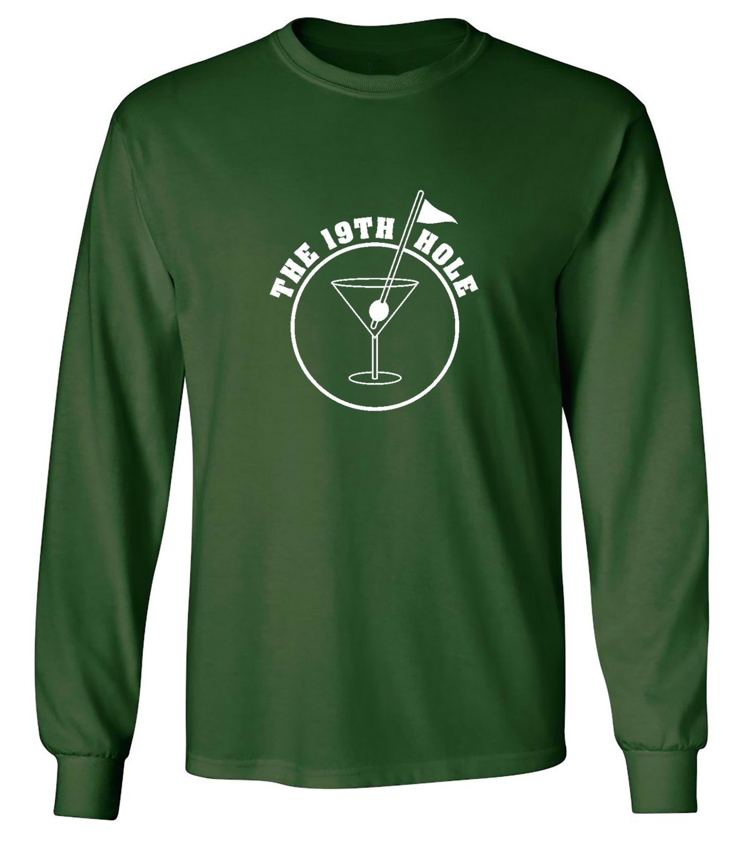 Funny T-Shirts design "The 19th Hole T-Shirt - Long Sleeve"