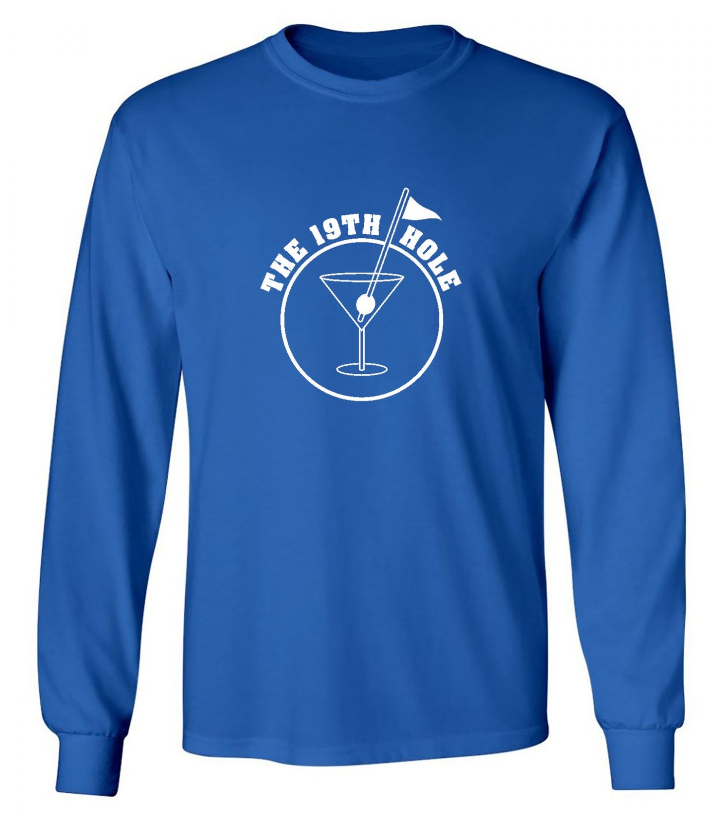 Funny T-Shirts design "The 19th Hole T-Shirt - Long Sleeve"