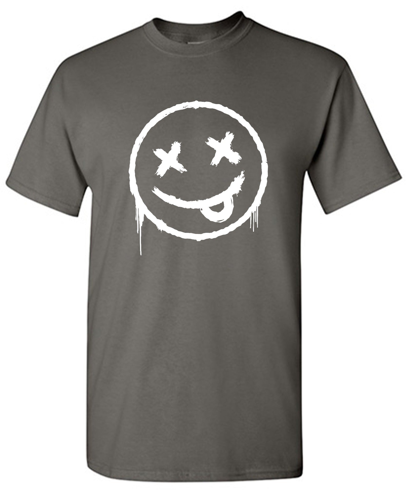 Funny T-Shirts design "Smile X Eyes Emoji Graphic Tee - Ring Spun Tee"