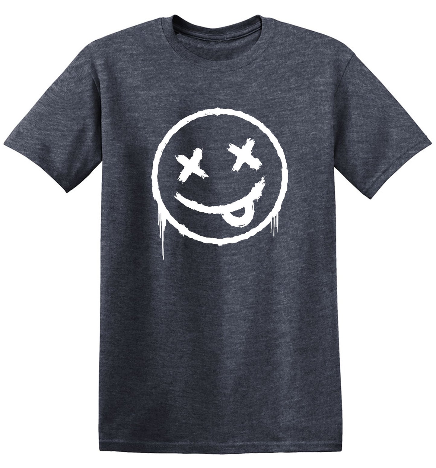 Funny T-Shirts design "Smile X Eyes Emoji Graphic Tee - Tall Tee"