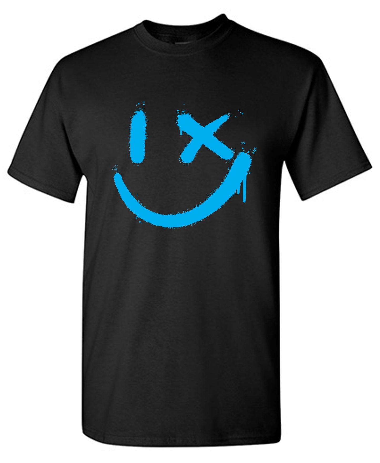 Funny T-Shirts design "Wink Smile Emoji Graphic Tee - Tall Tee"