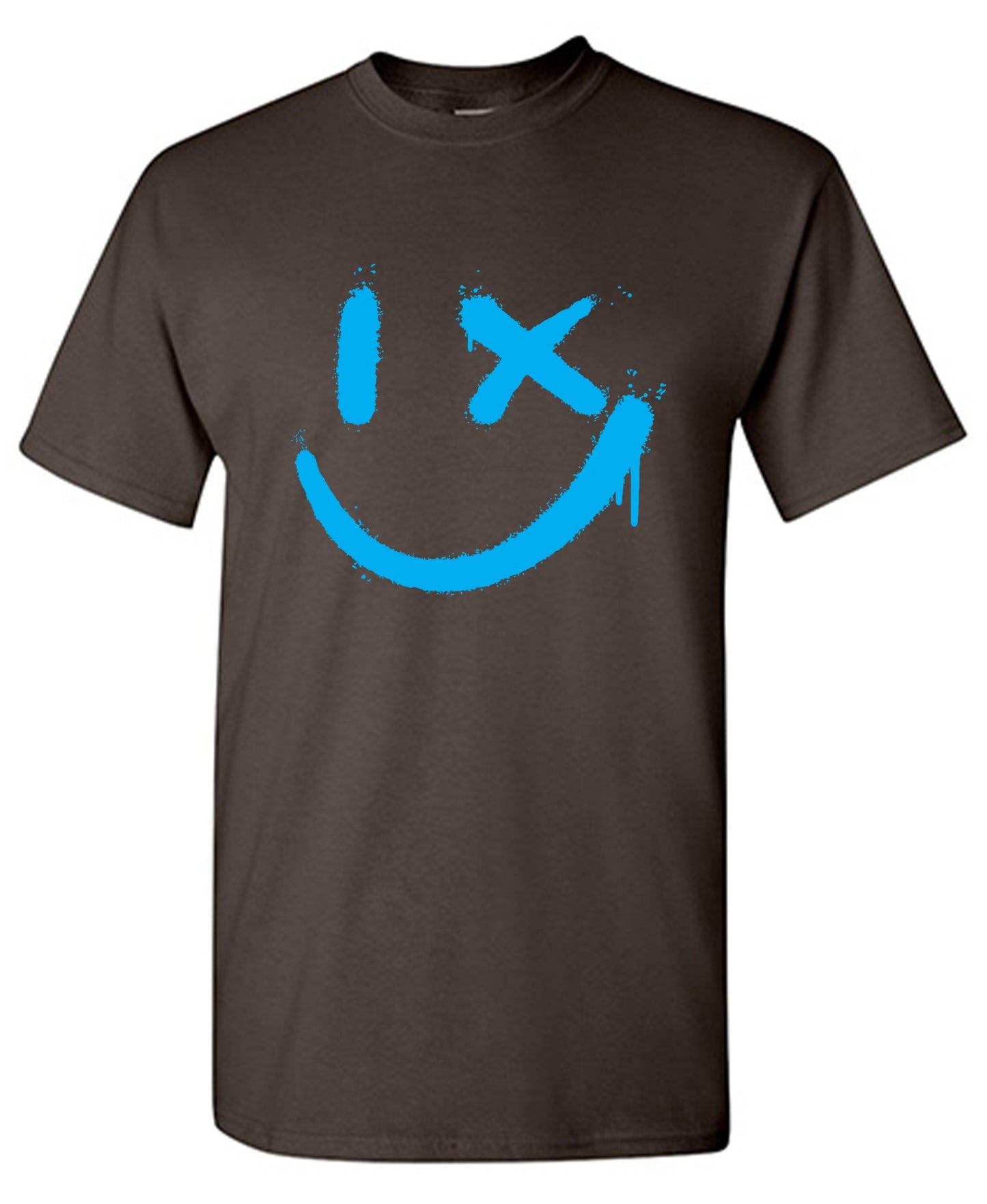 Funny T-Shirts design "Wink Smile Emoji Graphic Tee - Tall Tee"