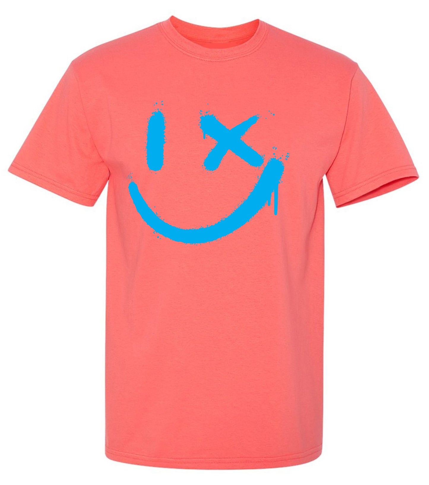 Funny T-Shirts design "Wink Smile Emoji Graphic Tee"
