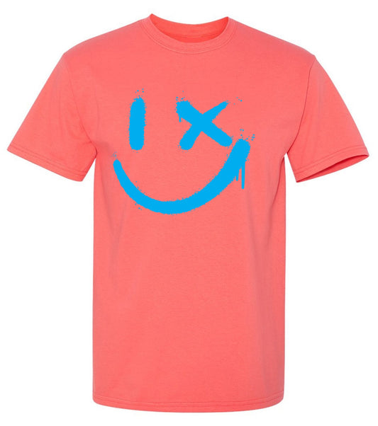 Funny T-Shirts design "Wink Smile Emoji Graphic Tee"