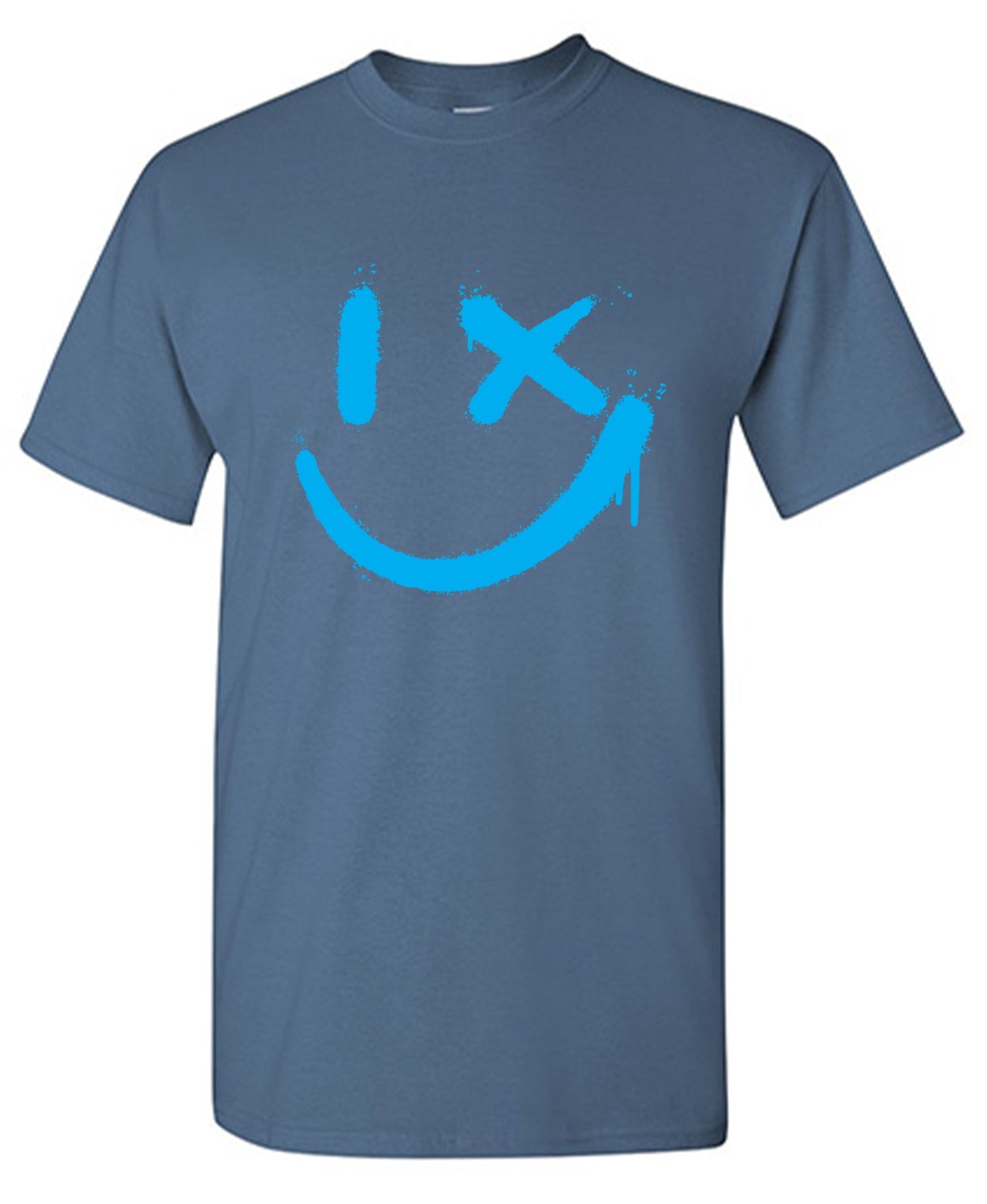 Funny T-Shirts design "Wink Smile Emoji Graphic Tee - Tall Tee"